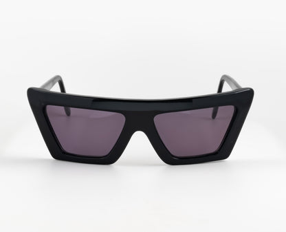 KL2 christian roth optical affairs oddframes vintage black frames Karl Lagerfeld france handmade 80's