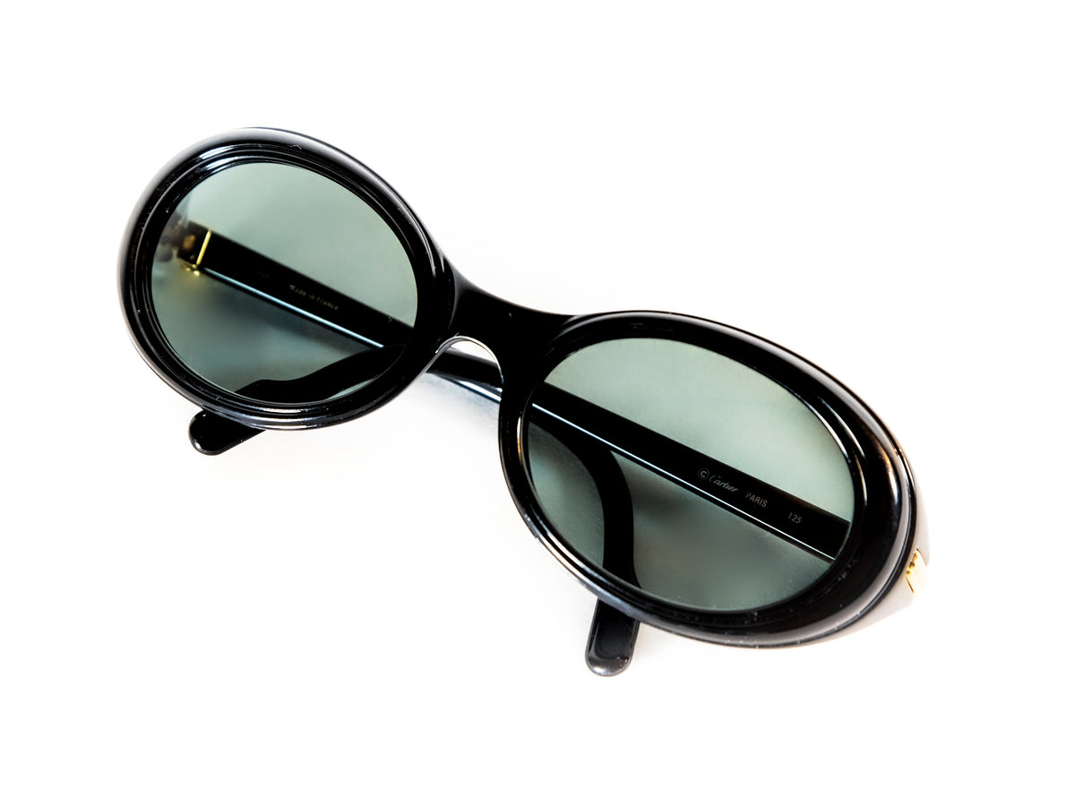 Vintage Cartier Frisson Sunglasses Cartier Frisson 53-20 These stunning sunglasses are a design  main image 4