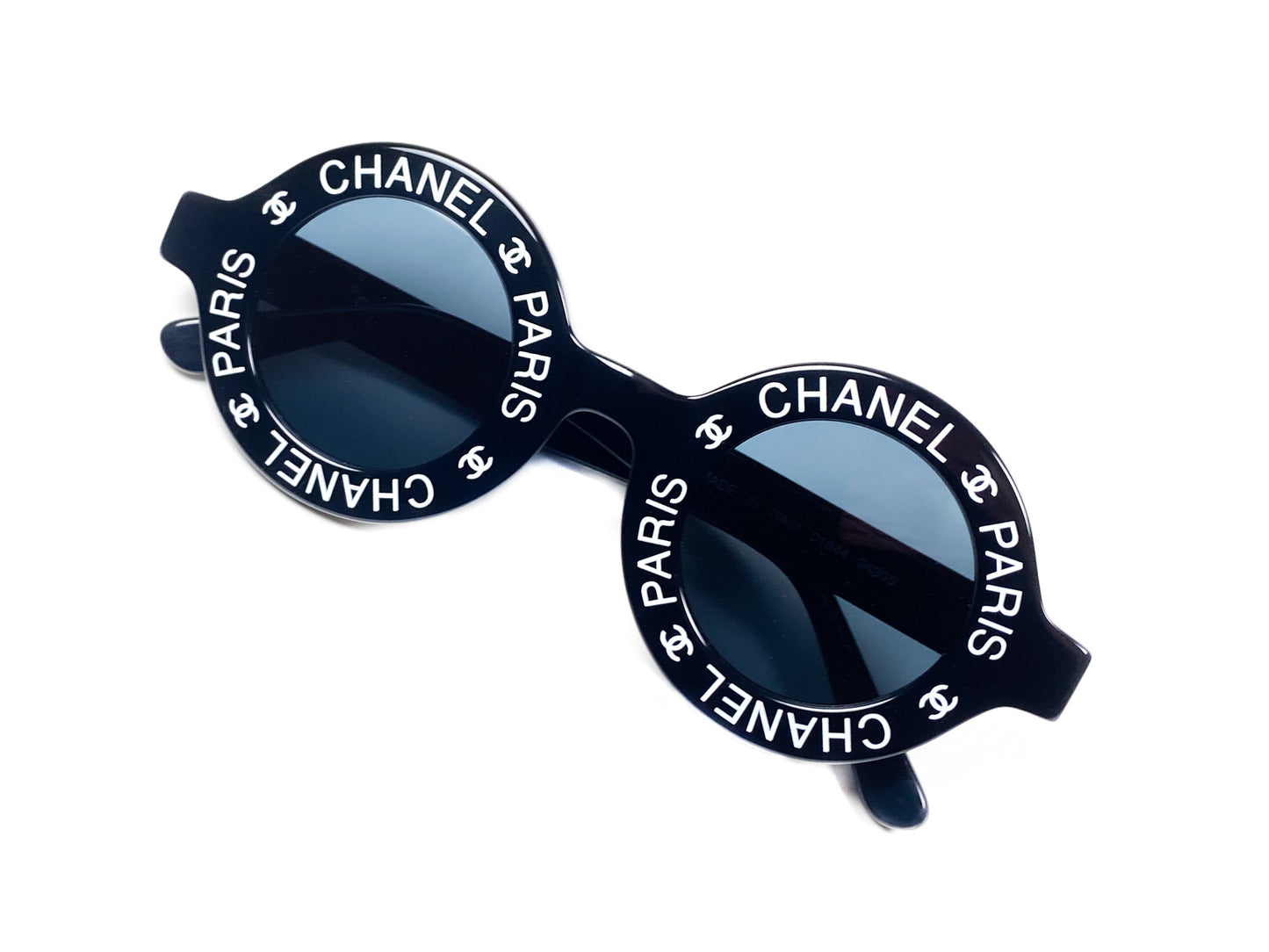 vintage chanel sunglasses 1993 round rare