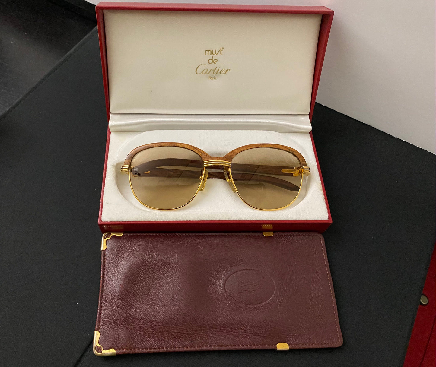 Cartier Malmaison bubinga oddframes vintage wood