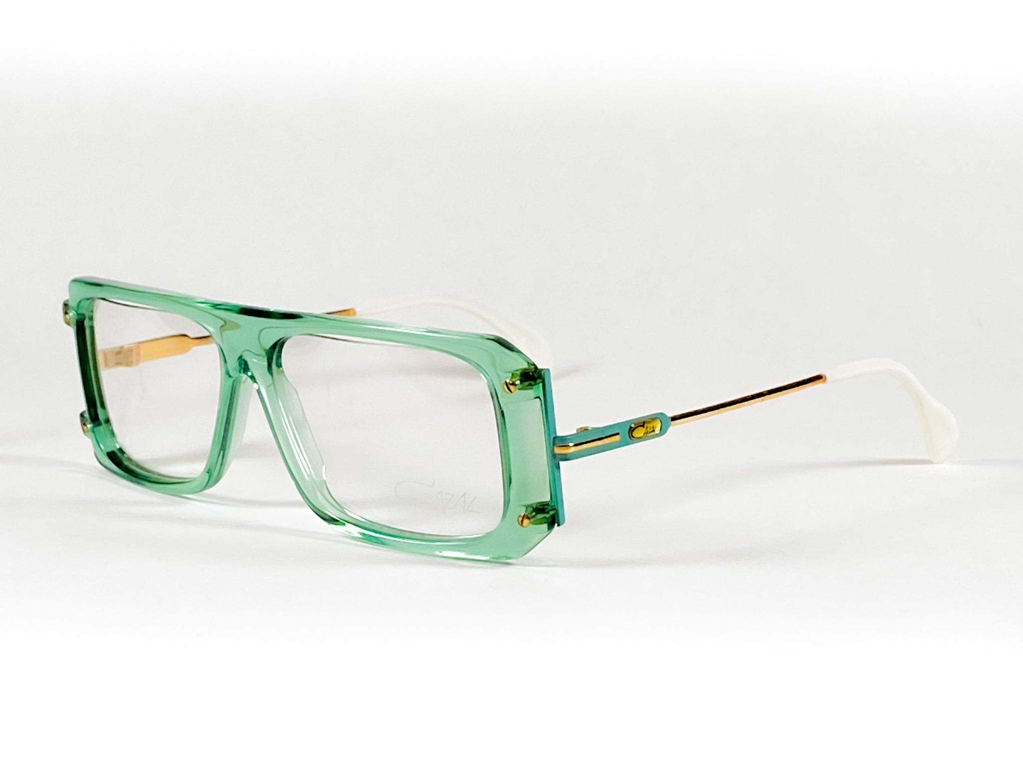 Cazal 185 - Lime - Small – OddFrames