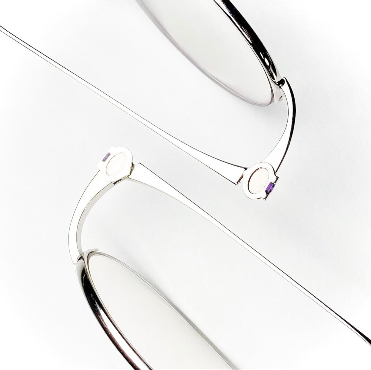 Cartier Semi-Rimless Amethyst (oval) - 2000’s