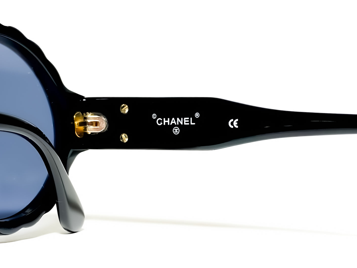 CHANEL Black Scalloped - 1994